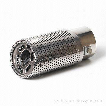 Applied Stainless Steel Steel Muffler, Available in Different Colors